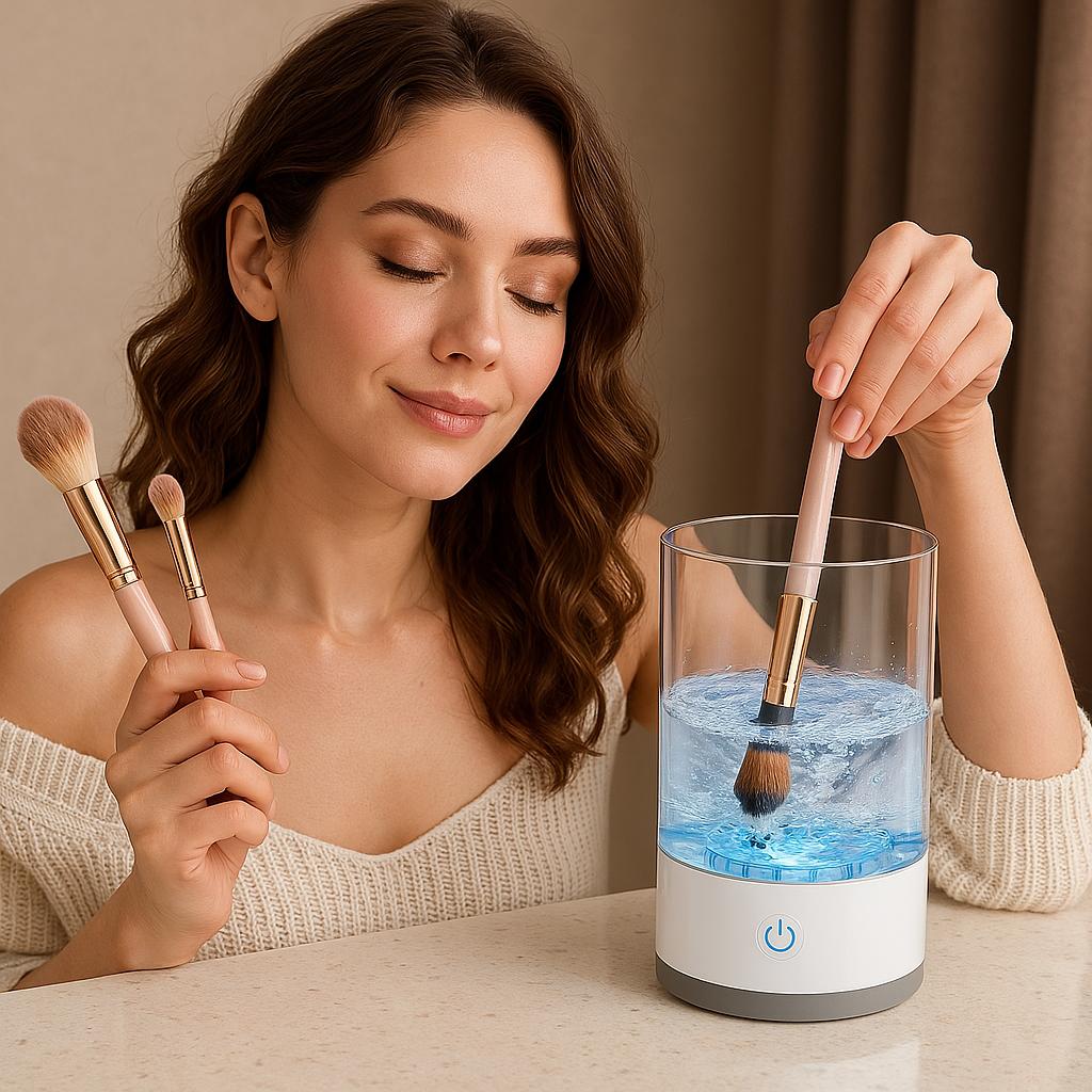 Makeup brushes cleaner