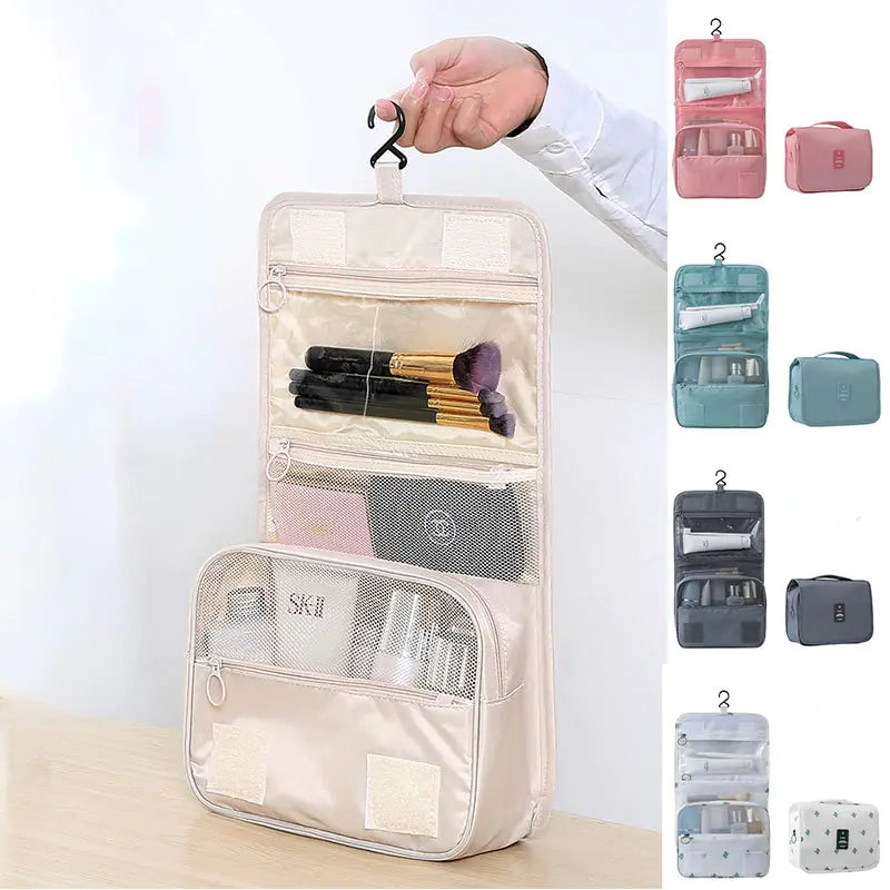 Portable makeup bag