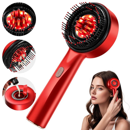 Electric massage comb