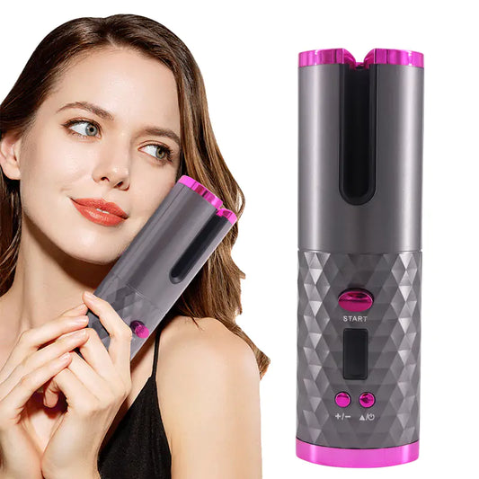 Cordless hair curler